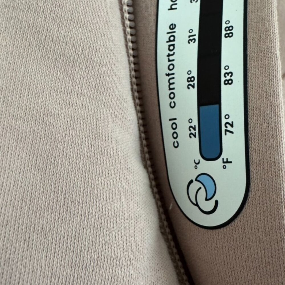 Kaiya Baby Sleep Sack | 1.0 Tog | 6-18M | Dusty Pink - Picture 3 of 5